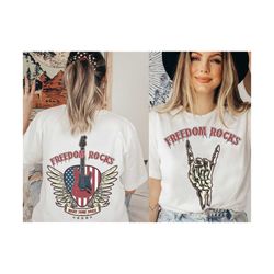 freedom rocks png, 4th of july png, 4th of july sublimation design, america png, fourth of july t shirt design, ,sublimation design, png