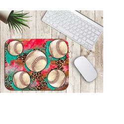 western baseball ball mouse pad sublimation design, western baseball png,baseball mouse pad png,baseball leopard png design,instant download