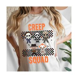 creep squad png, retro halloween png, creep it real png, halloween sublimation, scary movie png, horror film png, stay spooky png
