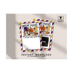 gift card holder teacher, halloween gift card holder printable, hocus pocus, coffee gift card printable, halloween teacher gift ideas