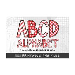 white and pink alphabet png, alphabet sublimation, alphabet letters bundle, valentines alphabet letters png, alphabet clipart doodles