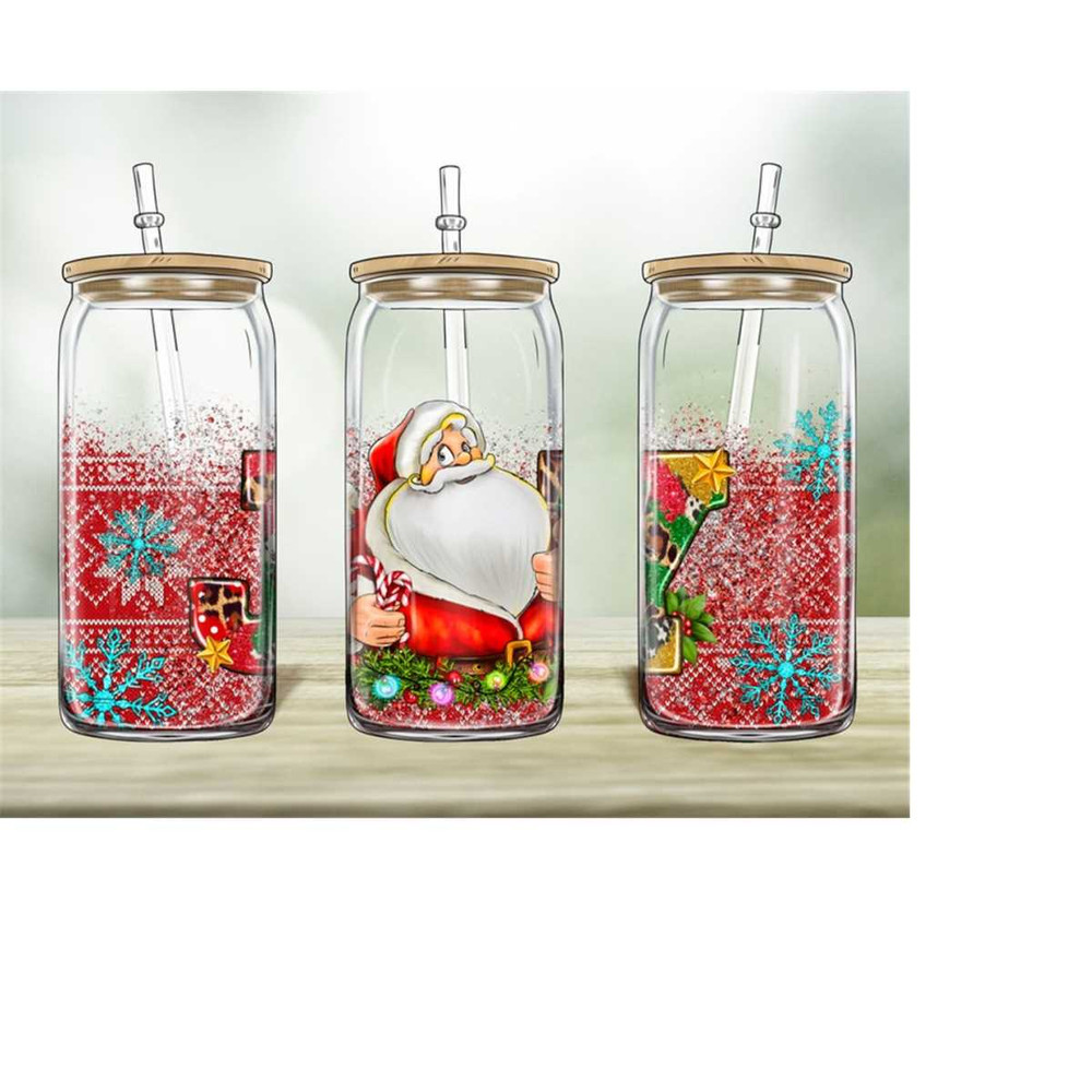 3110202310257-christmas-joy-santa-16oz-libbey-glass-tumbler-sublimation-image-1.jpg