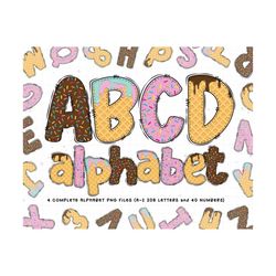 ice cream cone clipart, ice cream png, ice cream birthday, ice cream doodle letters png bundle, ice cream alphabet png sublimation