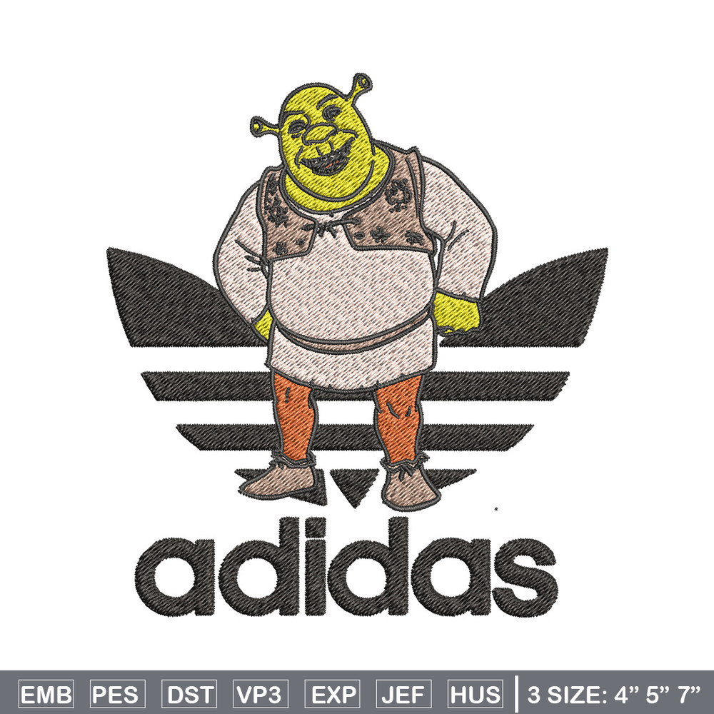 Monster adidas Embroidery Design, Adidas Embroidery, Embroidery File, Brand Embroidery, Logo shirt, Digital download.jpg