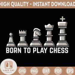 chess pieces svg and png cutting files for cricut and silhouette
