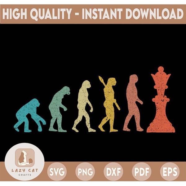 Chess Based Evolution Chess Png, Evolution Human, PNG, Digital Clipart, EVolution | Inspire ...