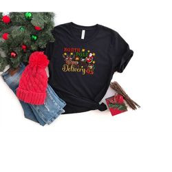 christmas north pole delivery shirt, christmas santa claus reindeer shirt sweatshirt hoodie, merry christmas shirt, happ