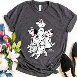 disney 101 dalmatians group shot shirt, dalmatians dog lover, disneyland holiday vacation gift unisex adult tshirt kid s