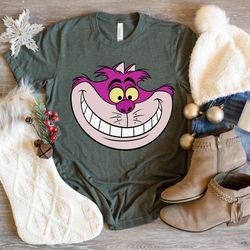 disney alice in wonderland cheshire cat grin tshirt, magic kingdom, disneyland family trip vacation gift, wdw trip