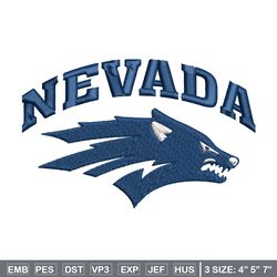 nevada wolf pack embroidery, nevada wolf pack embroidery, embroidery file, sport embroidery, ncaa embroidery.