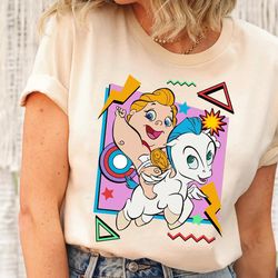 disney hercules shirt, hercules retro 90s baby hercules and pegasus shirt, disneyland holiday vacation trip gift unisex