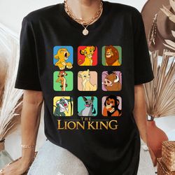disney lion king shirt, animal kingdom tee, lion king characters shirt, mufasa,nala,rafiki,timon, pumba, simba disney fa