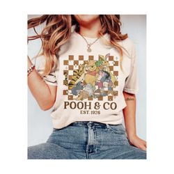 vintage pooh and co est 1926 shirt, retro winnie the pooh shirt, cute pooh bear and friends shirt, disney pooh bear shirt, walt disney world
