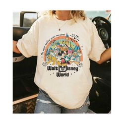 vintage walt disney world shirt, disney vacation shirt, disneyworld trip shirt, disney family trip shirt, mickey and friends, disneyland tee