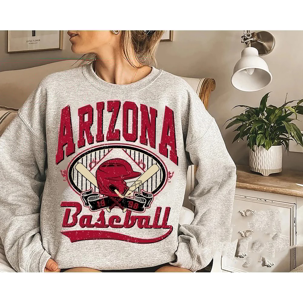 Vintage Style Aizona Baseball Sweatshirt, Aizona Baseball Sweatshirt, Aizona Baseball Shirt, Aizona Baseball Fans Gift, Baseball Sweatshirt.jpg