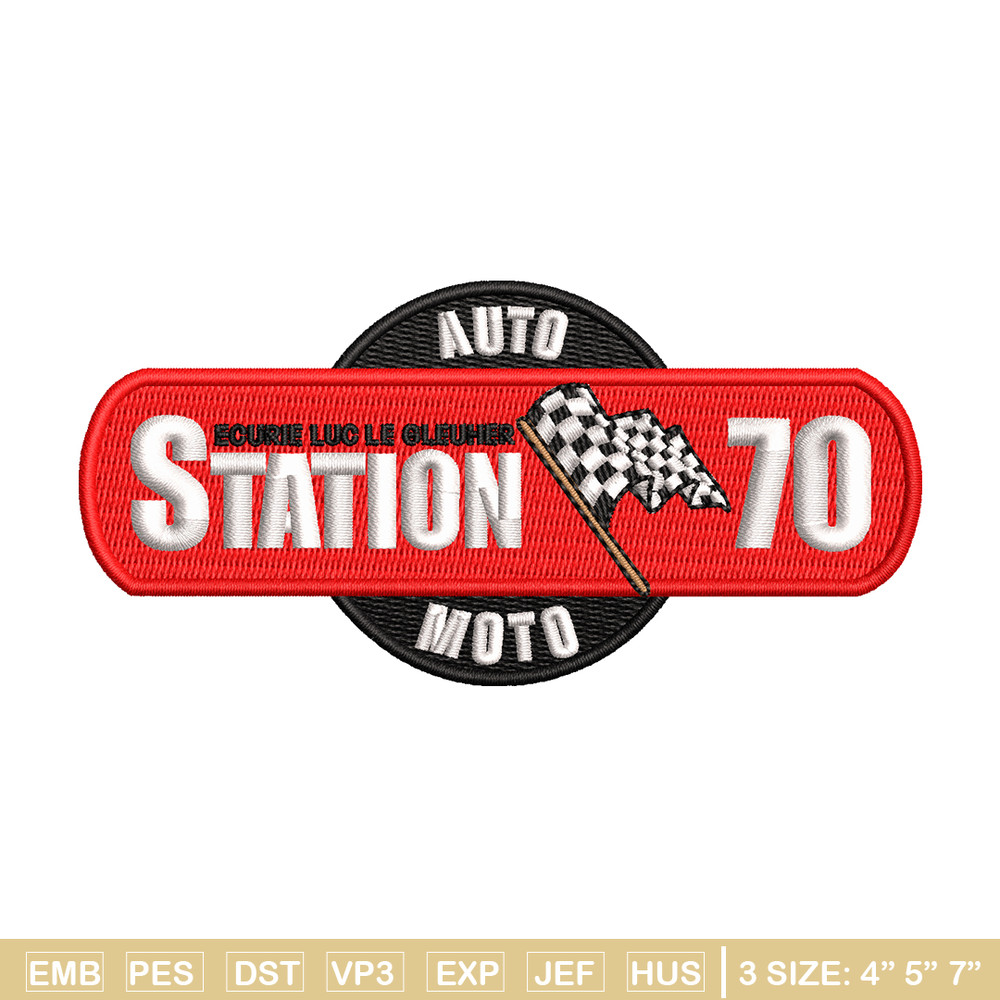 Station 70 embroidery design, Station 70 embroidery, embroidery file, logo design, logo shirt, Digital download..jpg