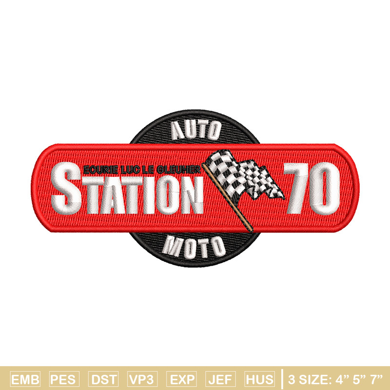 Station 70 embroidery design, Station 70 embroidery, embroidery file, logo design, logo shirt, Digital download..jpg