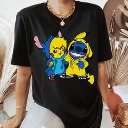 disney stitch and friends cute costume best friends shirt,disneyland trip unisex tshirt family matching birthday gift ad