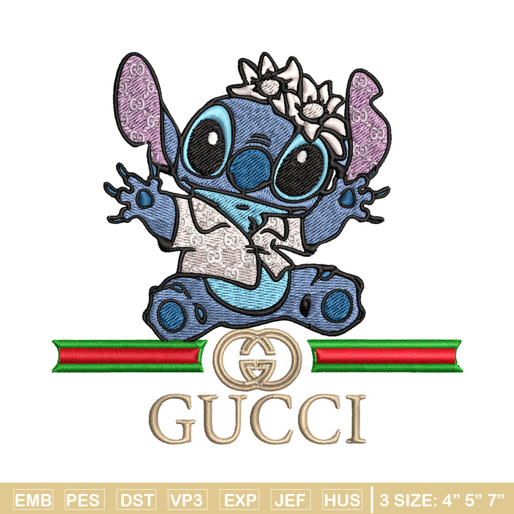 Stitch baby gucci Embroidery Design, Gucci Embroidery, Embroidery File, Logo shirt, Sport Embroidery, Digital download..jpg