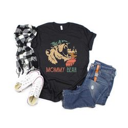 mama bear shirt, mama bear gift, mom life shirt, gift for mom, camping shirts for women, momma bear shirt, family bear shirts, mommy bear te