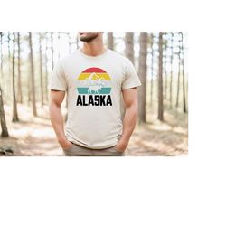 Alaska Shirts, Cruise Vacation T-shirt, Alaska Gifts, Alaska State Map Shirt,Alaska Apparel, Alaska Lover Tee , Alaska T