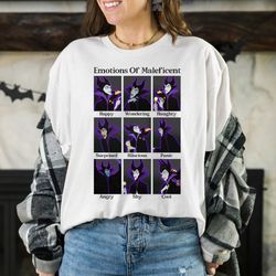 disney villains emotions of maleficent shirt, disney world shirt, disneyland family vacation gift unisex tshirt hoodie s