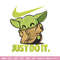 Nike Baby Yoda Embroidery design, Nike Baby Yoda cartoon Embroidery, Nike design, Embroidery file, Instant download..jpg