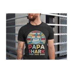 papa shark t-shirt, dad shark t-shirt, daddy shark shirt, family shark shirts, daddy shark t-shirt, matching shark t shirts, mom dad shark