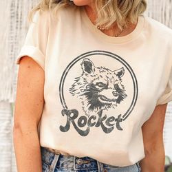 marvel guardians of the galaxy vol3 rocket circle portrait tshirt, magic kingdom disneyland disney world trip unisex adu