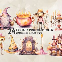 24 fantasy pink halloween, halloween svg, cute halloween, halloween, halloween png 106