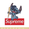 Stitch Supreme Embroidery design, cartoon Embroidery, cartoon design, Embroidery File, cartoon shirt, Digital download..jpg