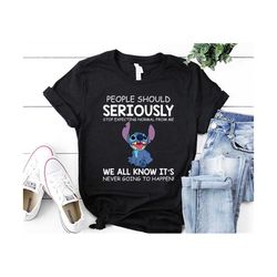 People Should Not Expecting Normal From Me Stitch Shirt, Funny Stitch Shirt, Lilo and Stitch Friends Shirt, Cute Disney Shirts