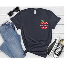 apple custom teacher shirt, personalized teacher shirt, custom teacher shirt, teacher name shirt, teacher apple shirt, b