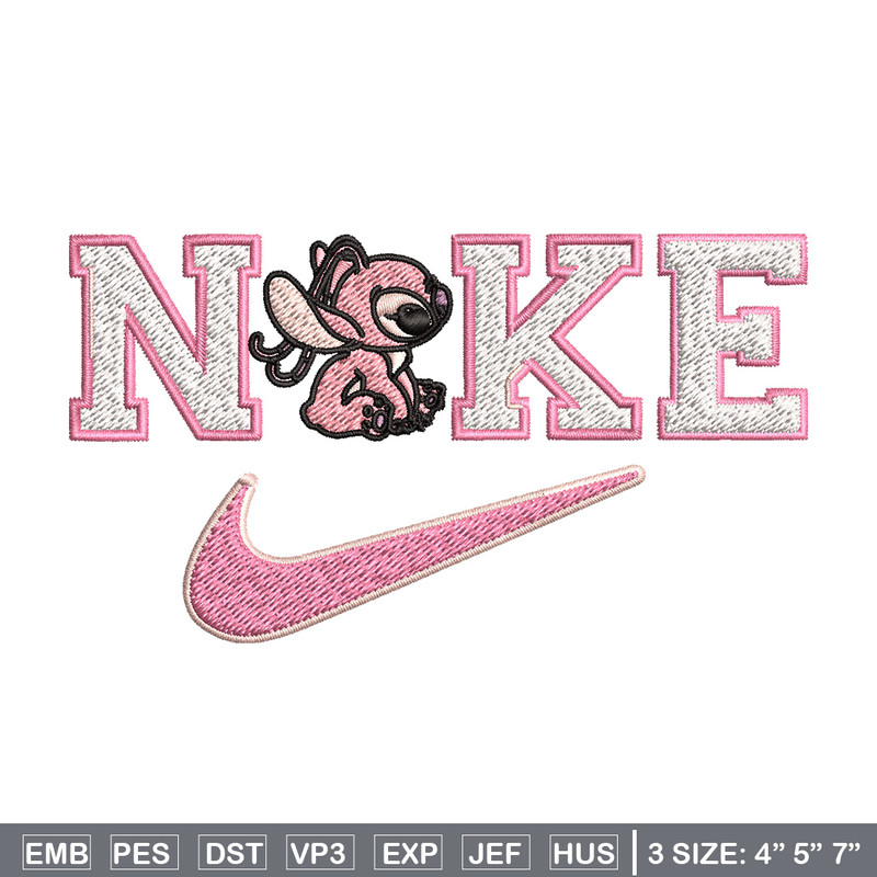 Nike pink stitch Embroidery Design, Stitch Embroidery, Nike Embroidery, Embroidery File, Logo shirt, Digital download.jpg