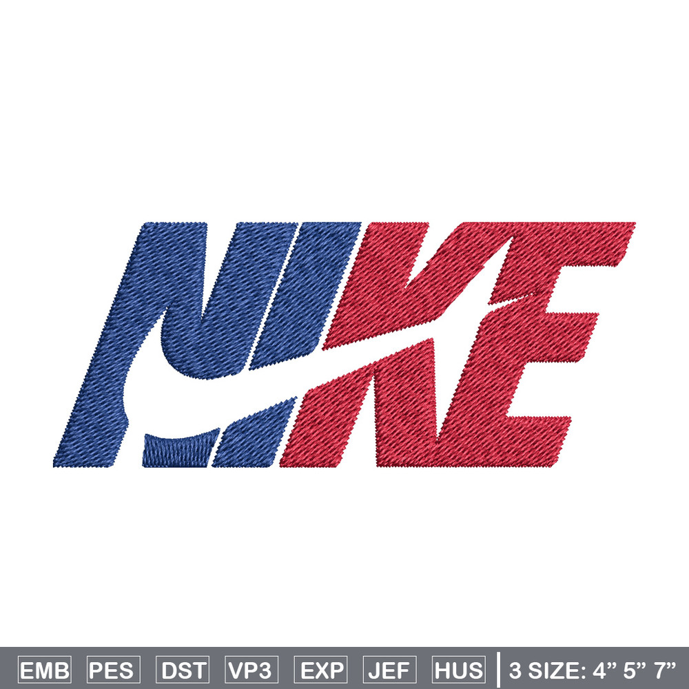 Nike red blue design Embroidery Design, Brand Embroidery, Nike Embroidery, Embroidery File, Logo shirt, Digital download.jpg