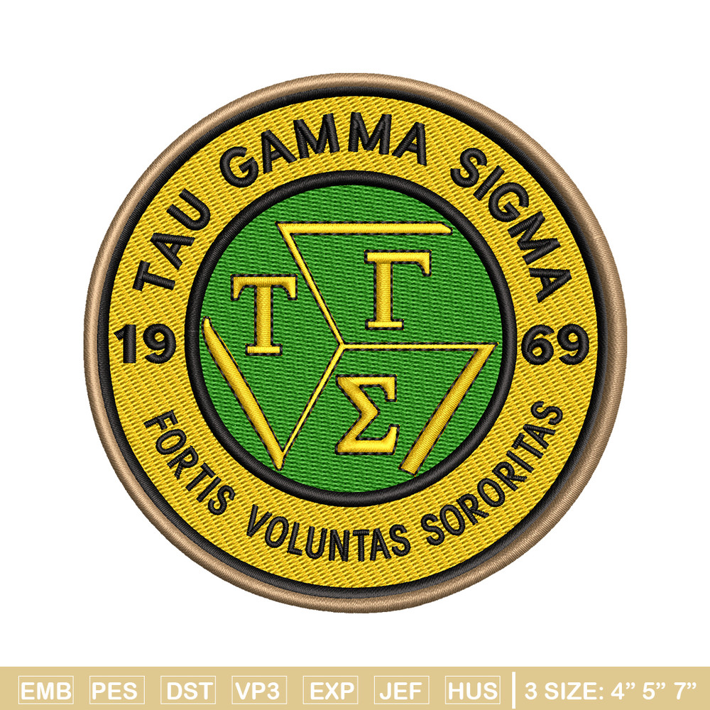 Tau Gamma Sigma embroidery design, logo embroidery, logo design, embroidery file, logo shirt, Digital download..jpg