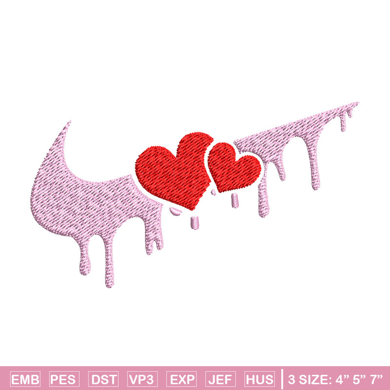 Nike red heart Embroidery Design, Nike Embroidery, Brand Embroidery, Embroidery File, Logo shirt, Digital download.jpg