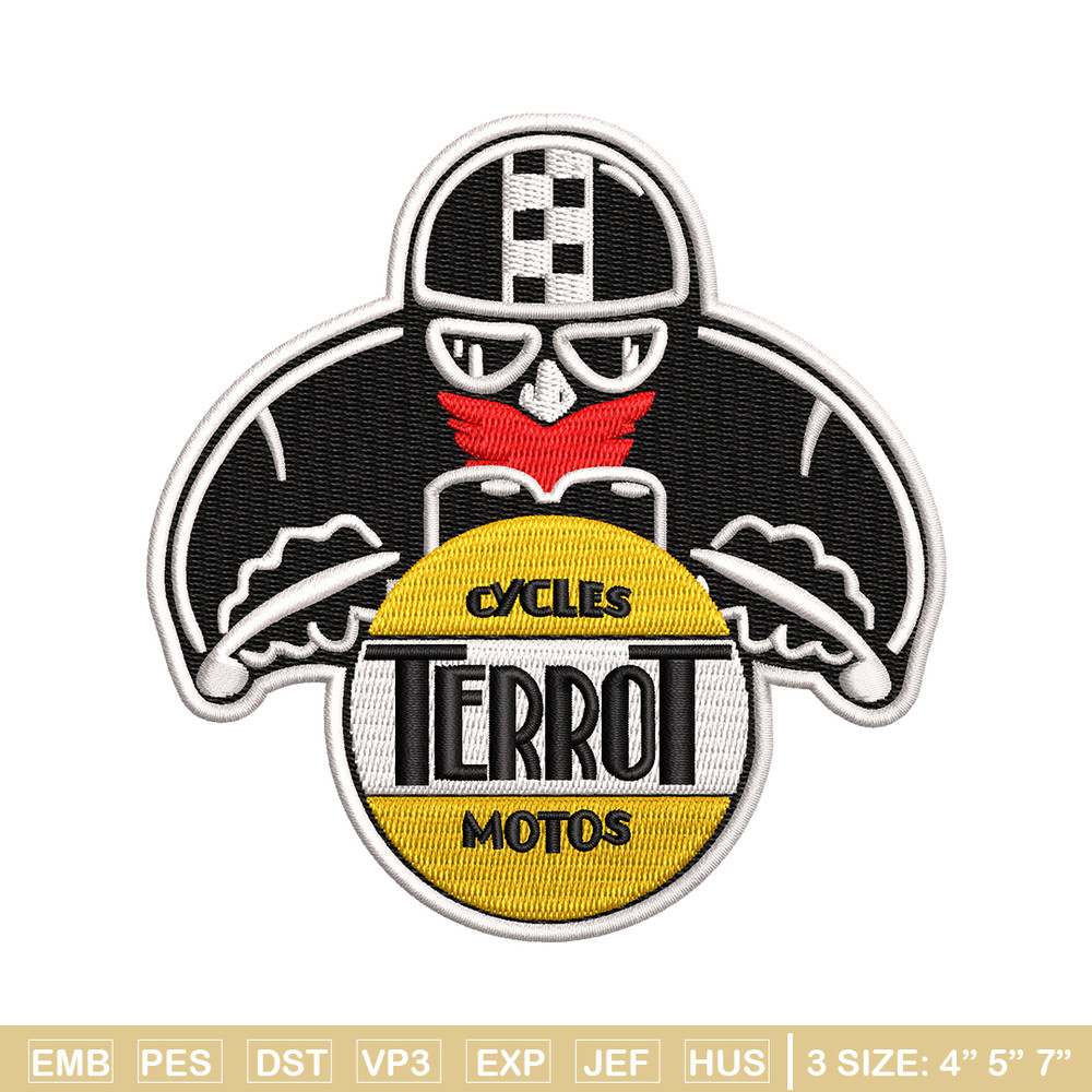 Terrot logo embroidery design, Terrot logo embroidery, logo design, embroidery file, logo shirt, Digital download..jpg