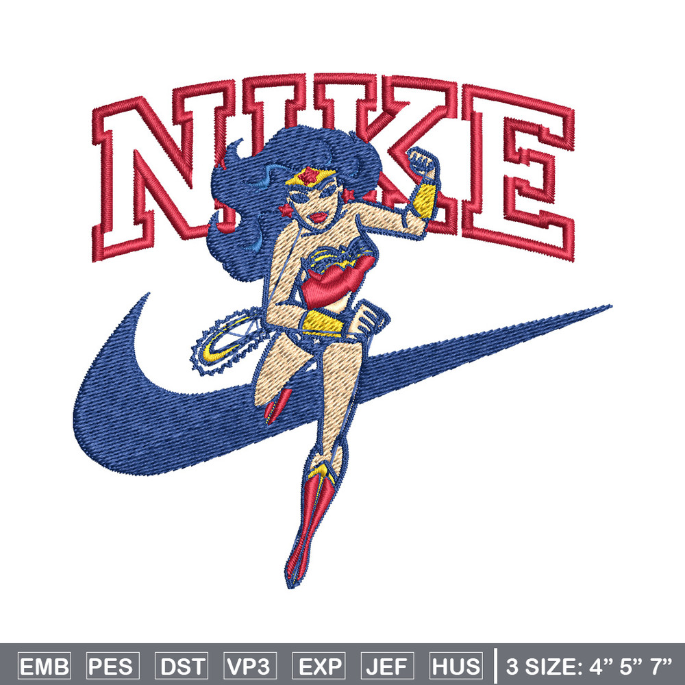 Nike wonder woman Embroidery Design, Brand Embroidery, Nike Embroidery, Embroidery File, Logo shirt,Digital download.jpg