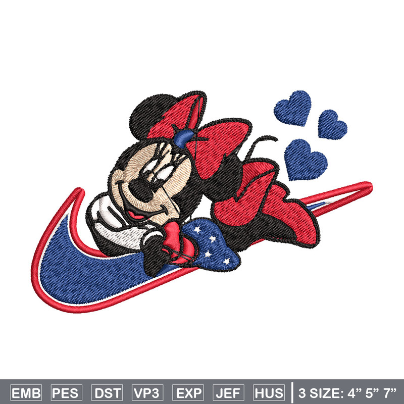 Nike x minnie Embroidery Design, Mickey Embroidery, Nike Embroidery, Embroidery File, Logo shirt, Digital download.jpg