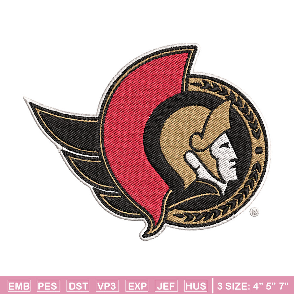 Ottawa Senators logo Embroidery, NHL Embroidery, Sport embroidery, Logo Embroidery, NHL Embroidery design.jpg