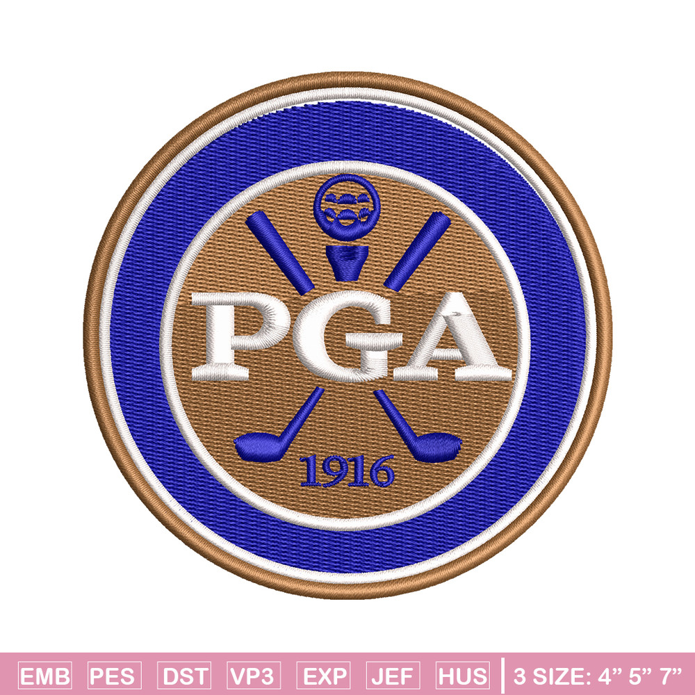 Pga Logo embroidery design, Pga Logo embroidery, logo design, embroidery file, Golf embroidery, Digital download.jpg