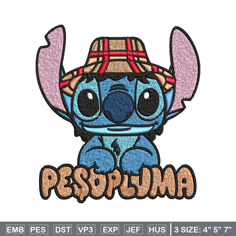 Peso Pluma Stitch Embroidery design, Peso Pluma Stitch Embroidery, cartoon design, Embroidery File, Digital download..jpg