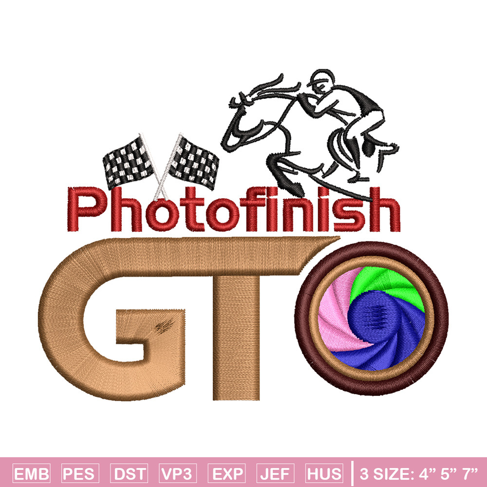 PhotoFinish embroidery design, PhotoFinish embroidery, logo design, embroidery file, logo shirt, Digital download..jpg