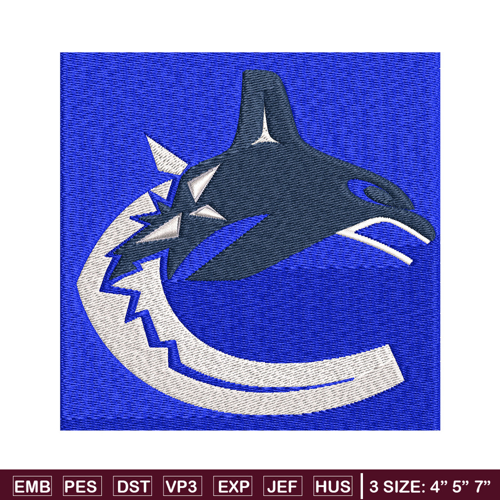 Vancouver Canucks logo Embroidery, NHL Embroidery, Sport embroidery, Logo Embroidery, NHL Embroidery design..jpg