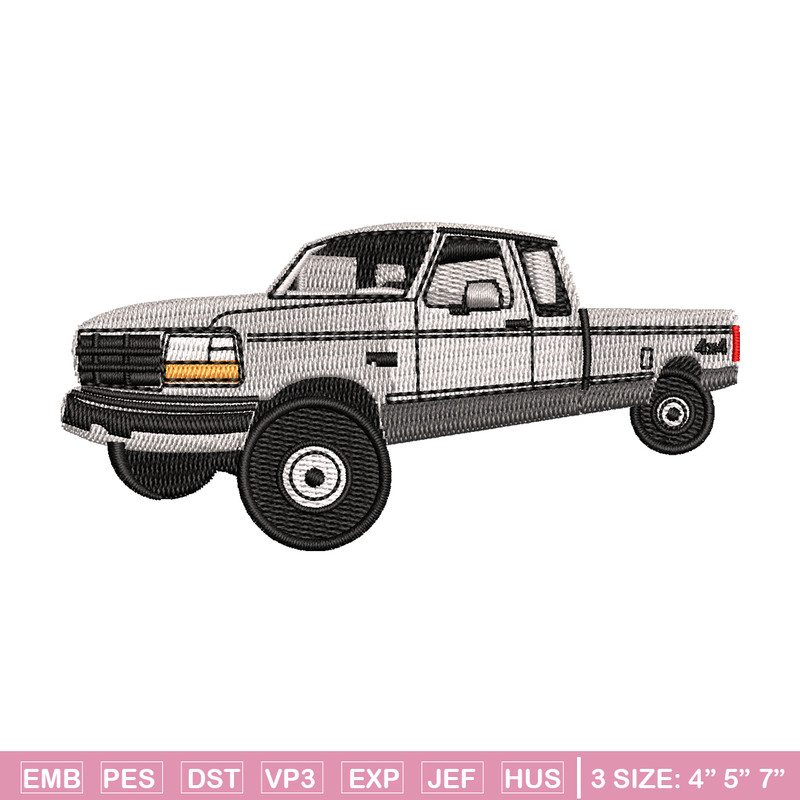 Pickup Truck embroidery design, Pickup Truck embroidery, embroidery file, car design, logo shirt, Digital download..jpg