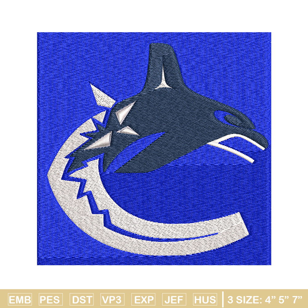 Vancouver Canucks logo Embroidery, NHL Embroidery, Sport embroidery, Logo Embroidery, NHL Embroidery design..jpg