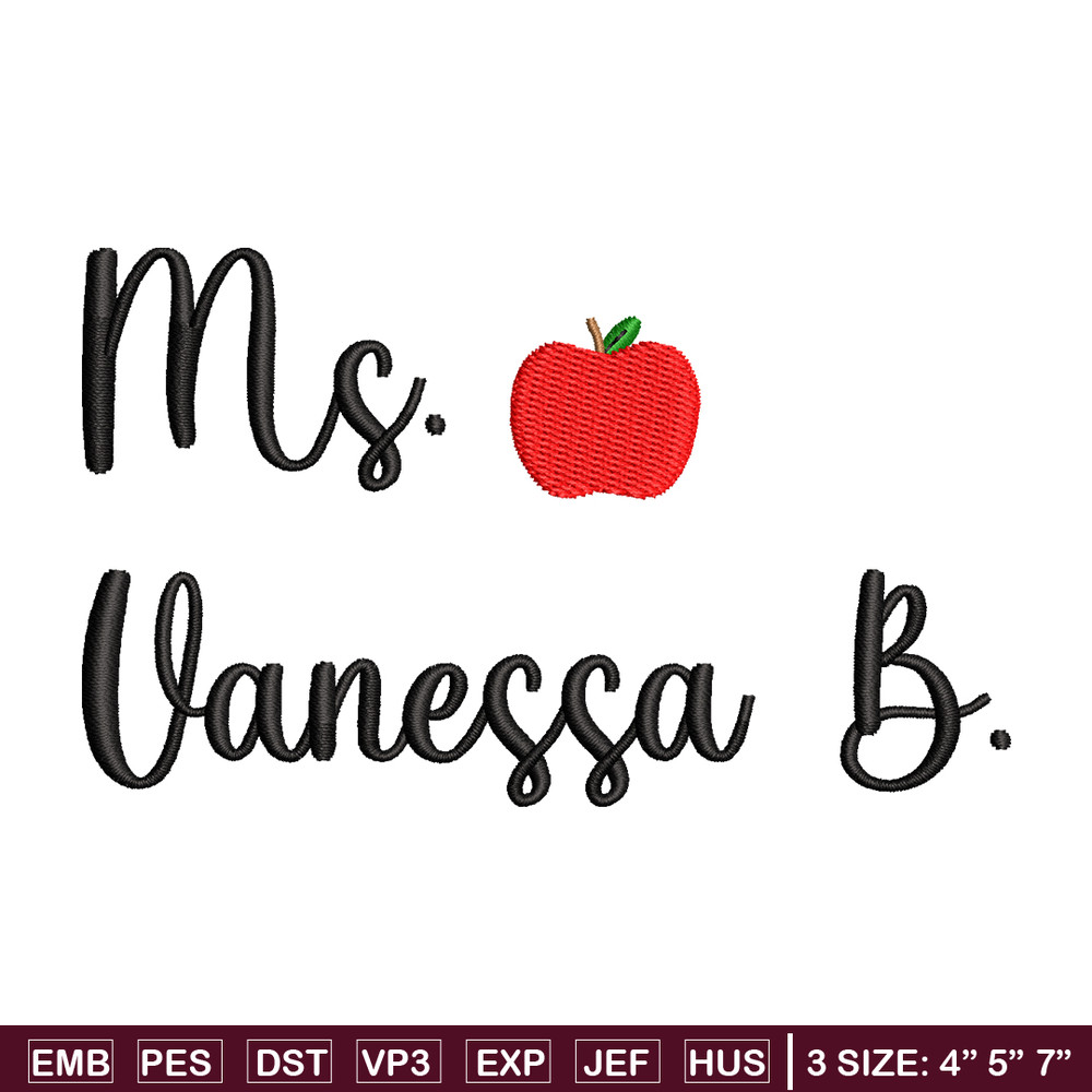 Vanessa B Logo embroidery design, Vanessa B logo embroidery, logo design, embroidery file, logo shirt, Digital download..jpg
