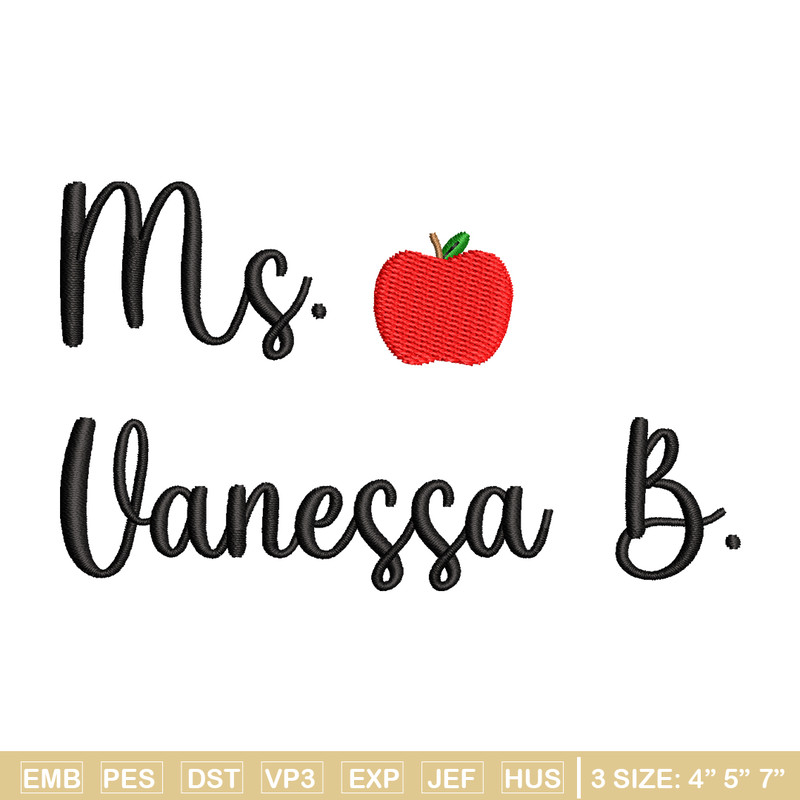 Vanessa B Logo embroidery design, Vanessa B logo embroidery, logo design, embroidery file, logo shirt, Digital download..jpg