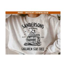 sanderson bed and breakfast png, sanderson sisters png, children stay free png, hocus pocus png, halloween png, witch png, instant download
